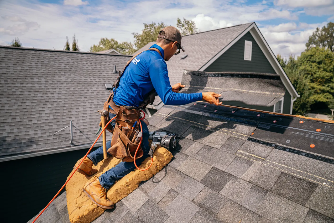 Manufacturer-certified roof installation in Michigantown